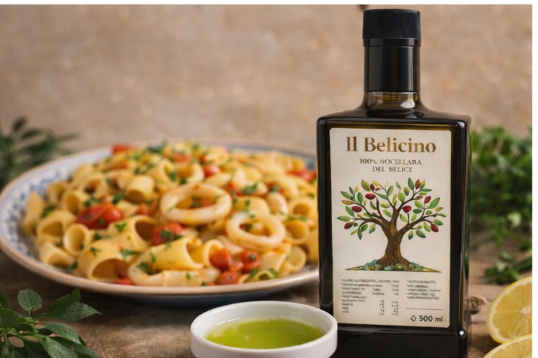 🍝 Pasta Calamarata: il sapore del Mediterraneo con l’olio Il Belicino