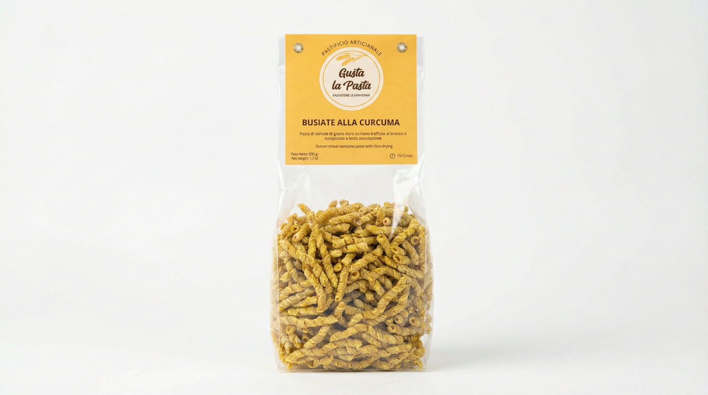 Busiate Secche alla Curcuma – 500 g