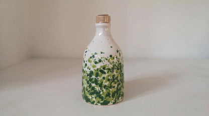 Anfora Ceramica Artigianale 500 ml – Olio EVO 100% Nocellara del Belice (verde)