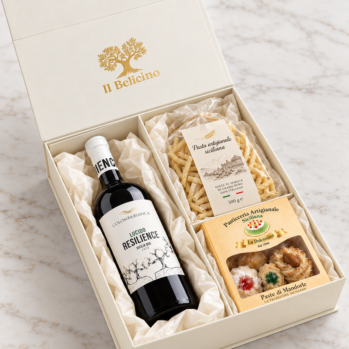 Box Colomba Bianca e pasta bianca