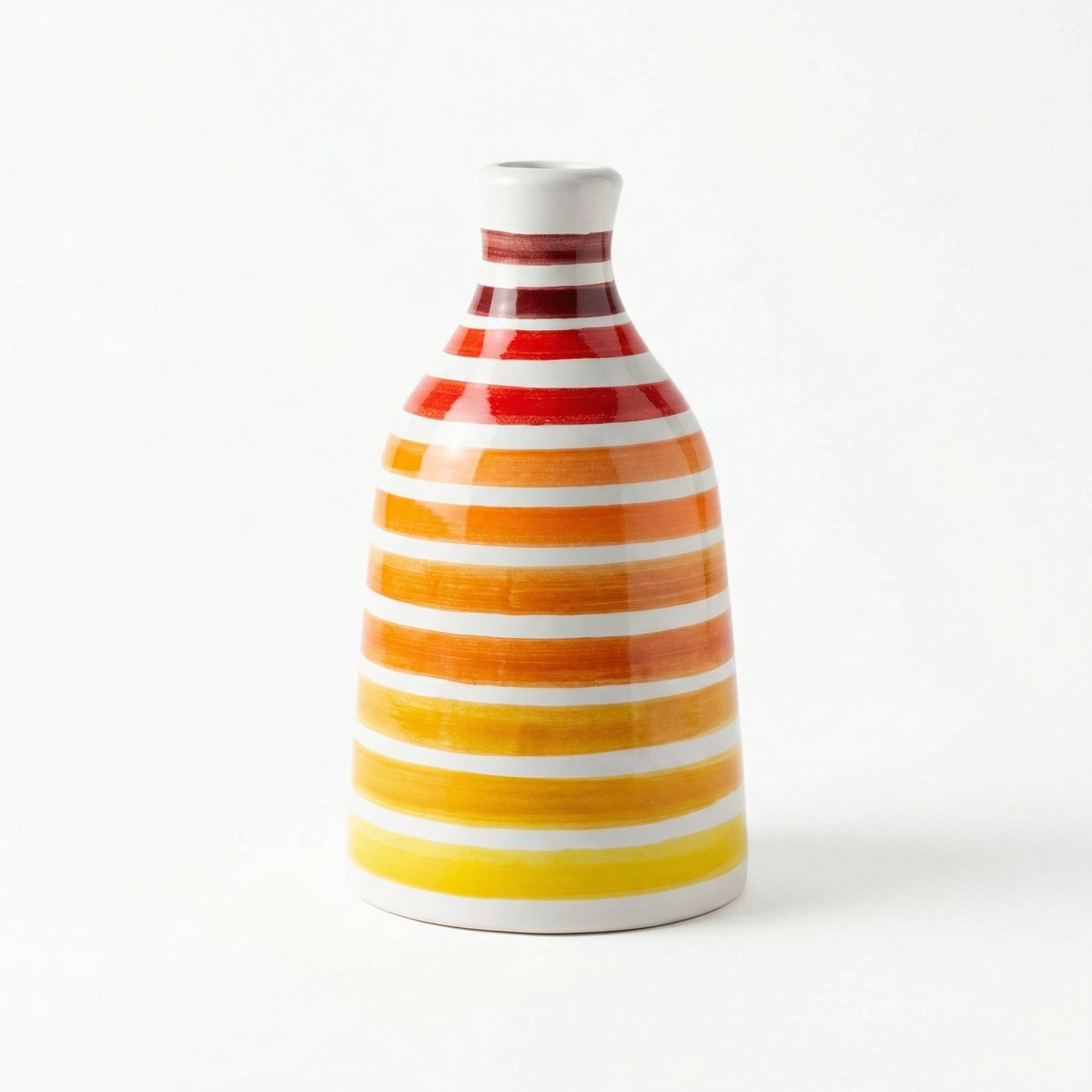 Orcio in Ceramica Artigianale 500 ml – Decorazione Mediterranea- Modello Puglia