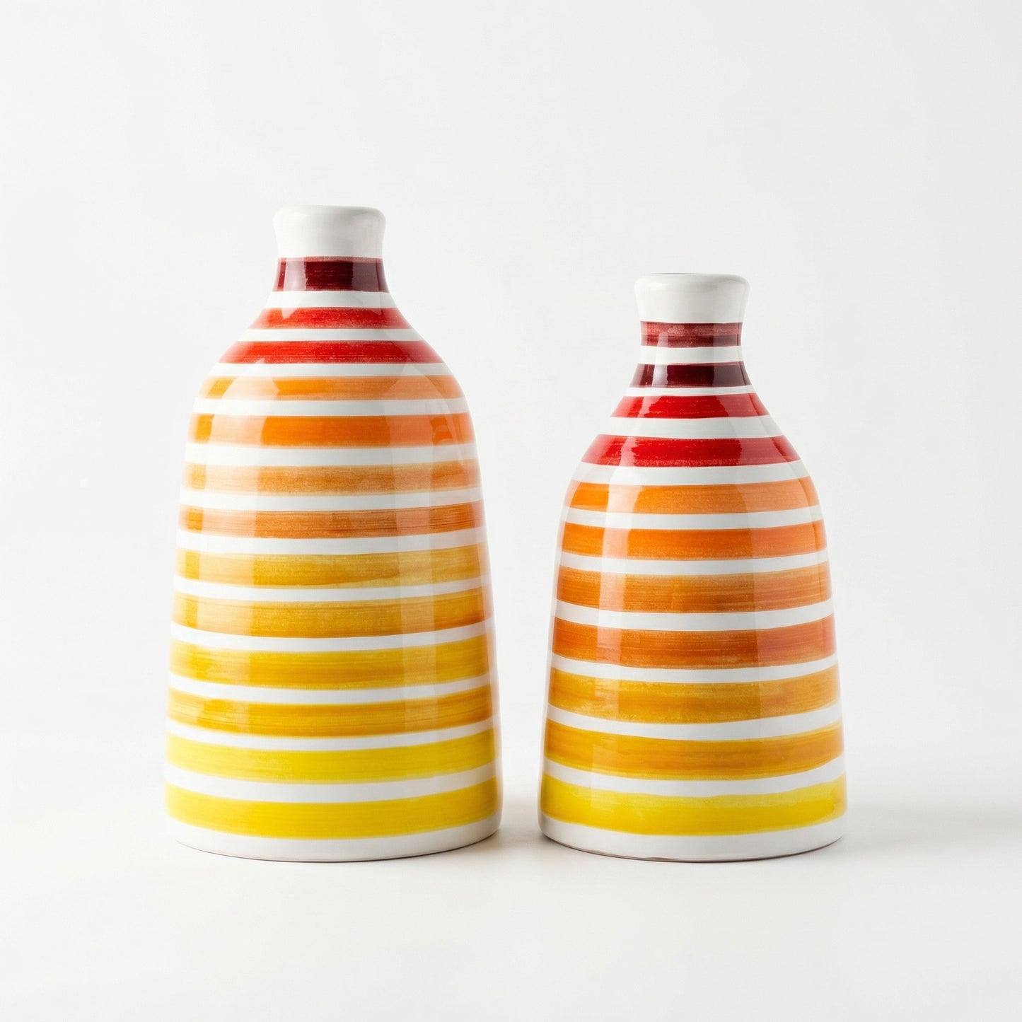 Orcio in Ceramica Artigianale 500 ml – Decorazione Mediterranea- Modello Puglia