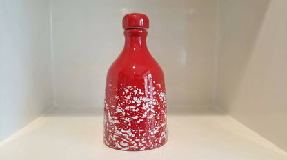 Anfora Ceramica Artigianale 500 ml – Olio EVO 100% Nocellara del Belice (rosso)