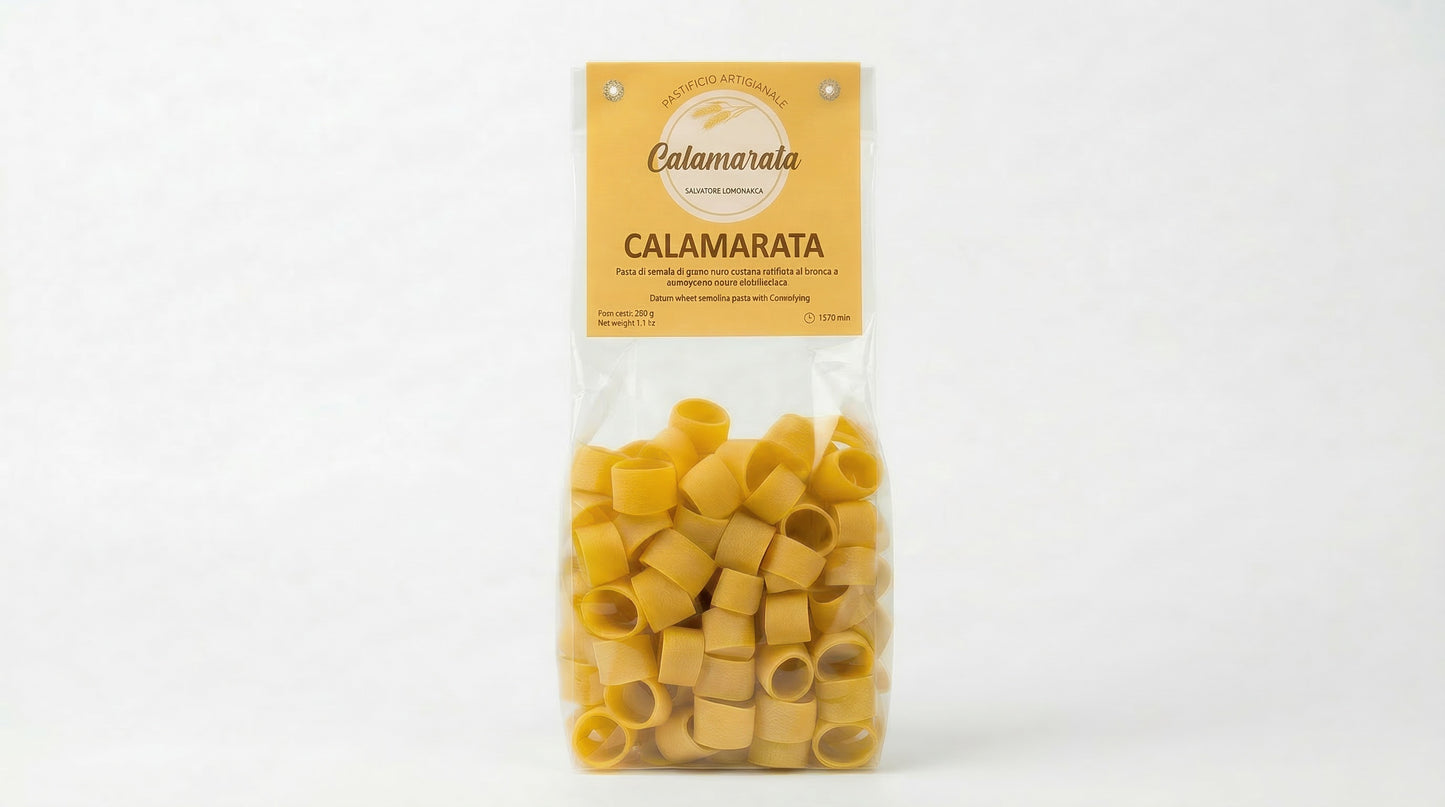 Cofanetto Premium Siciliano – Olio BIO 500ml, Orcio Artigianale & Calamarata