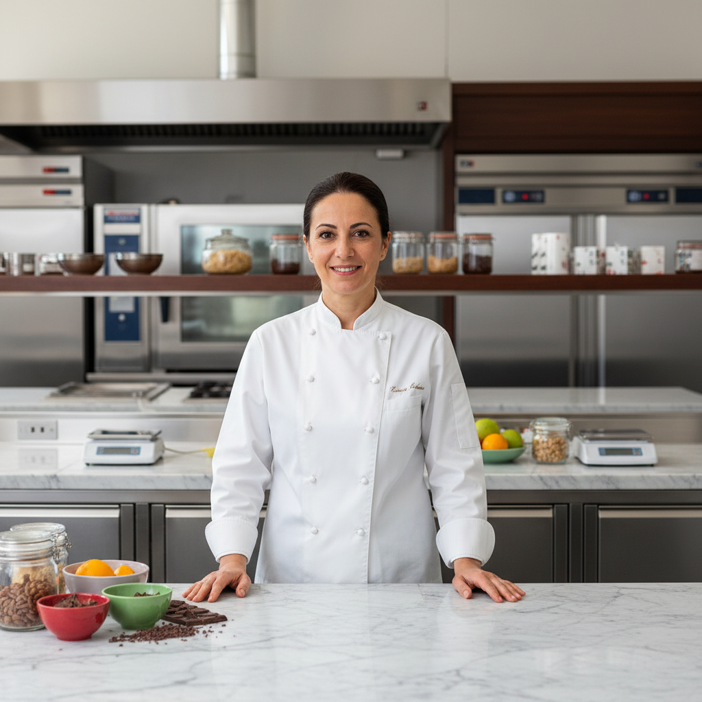 sostiuisci sfondo e crea cucina professionale